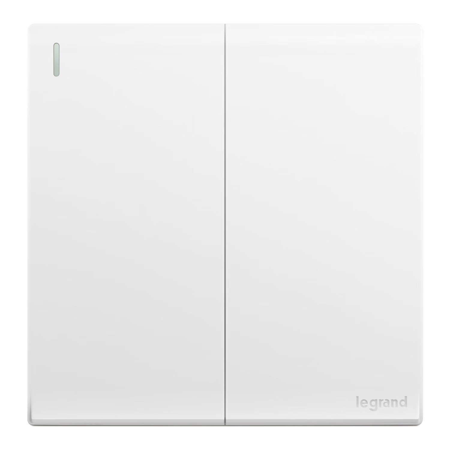 LEGRAND Switch Socket Panel Minghua Series Magnolia White 86 Type Concealed Two-Gang Single Control
