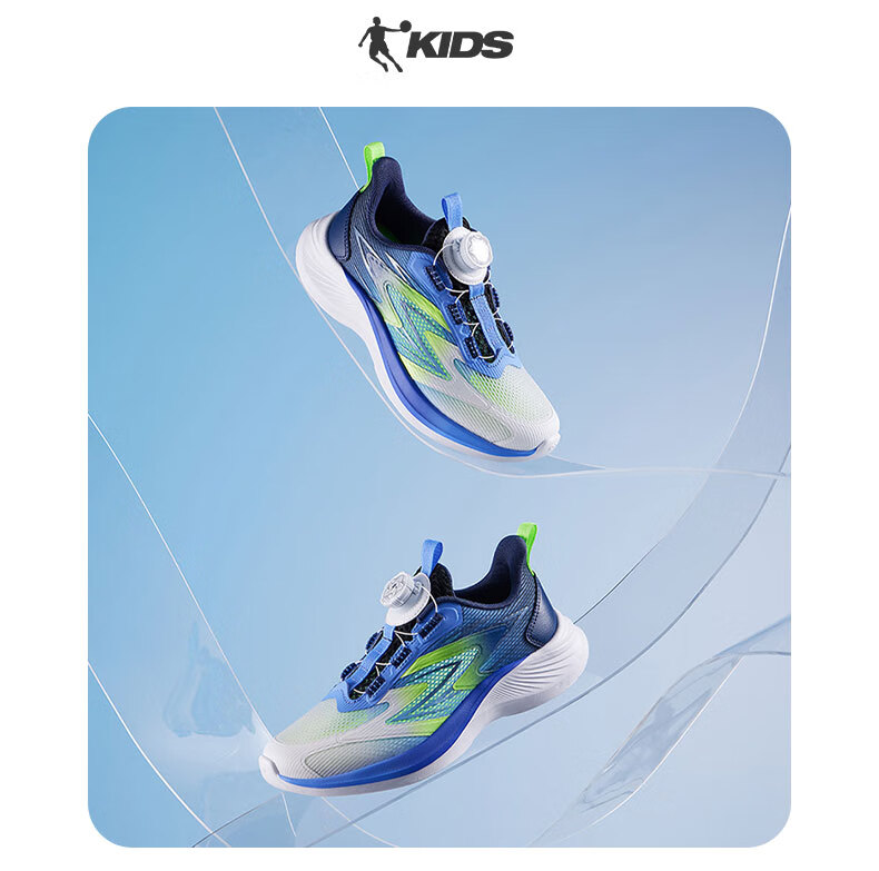 QIAODAN Girls' Running Shoes, Big Kids Summer Sports Shoes, Children's Rotary Buckle Sneakers, QIAODAN White/cotton Purple, Size 34 19