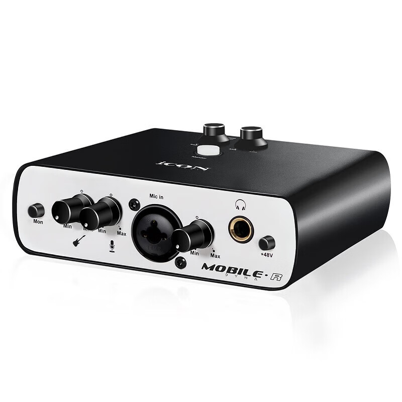 Aiken Mobile R Sound Card Live Streaming Kit, Computer And Phone OTG Direct Connection, 48V Phantom Power Supply, ASIO Driver, One-Key Voice Changer, Real-Time Monitoring, Voice Changer, Live Streaming Device