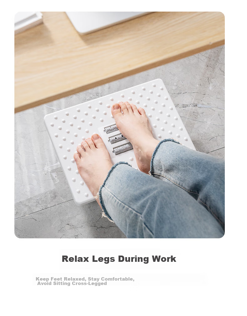 Haoer Office Footrest, Creative Home Sofa Leg Rest, Adjustable Triangular Foot Stool 13