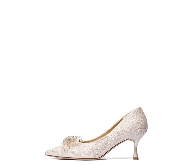 Josiny Red Wedding Shoes for Women, Spring 2026 New Season High Heels, Bridal Engagement Shoes, French Style Pumps, Xiuhe Wedding Dress Red, Size 36 15