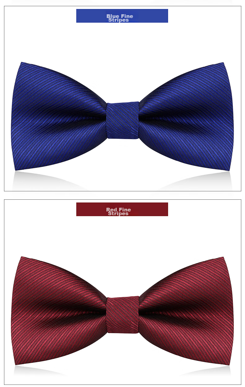 FitonTon Wedding Banquet Bow Tie for Men, Business Groom's Bow Tie, Gift Box Set for Boyfriend, New Year And Valentine's Day Present 12
