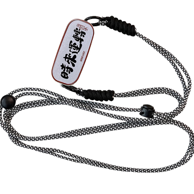 Dipuer Phone Strap, Neck Lanyard, Crossbody Long Adjustable Strap, Anti-Loss Cord, Drop-Resistant Phone Rope, Cartoon Style, Universal for Any Phone Strap [Lucky Charm Design]