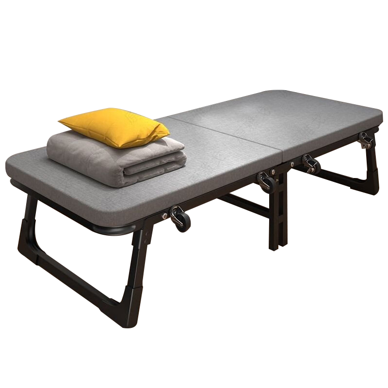 Quanpinwu Folding Bed, Single Nap Bed, Office Work Nap Bed, Fabric Camping Bed, Simple Bed, Accompanying Bed