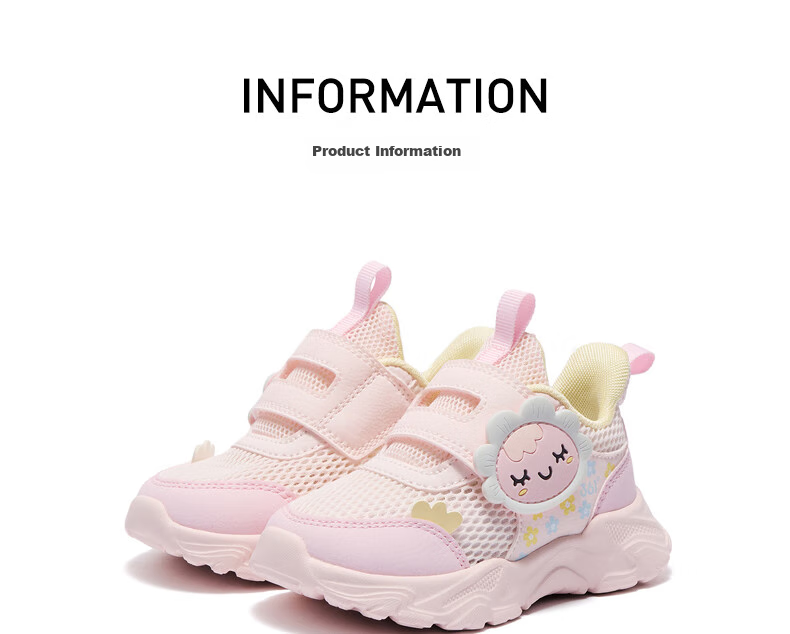 361° Children's Shoes, Toddler Walking Shoes for Spring, Boys And Girls Aged 1-3, Cartoon Baby Shoes, Black, Size 26 43