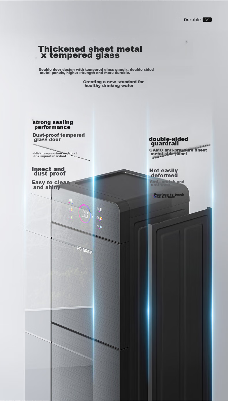 MeiLing Under-Counter Drinking Water Dispenser, Home Use, Freestanding, Warm And Hot Type, Rapid Heating, One-Touch Control, Temperature Selection, Efficient Heat Generation, Bottom-Loading Water Tank, Drinking Water Machine MY-LX1003 8