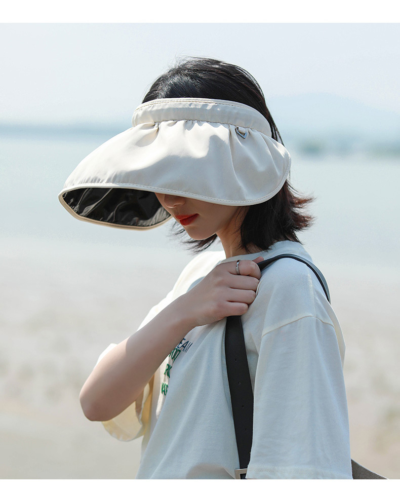 DUSENNA Summer Outdoor Sun Hat, UV Protection Hat for Women, Shell Hat, Visor Cap, Fisherman Hat, Anti-UV Sun Hat 17