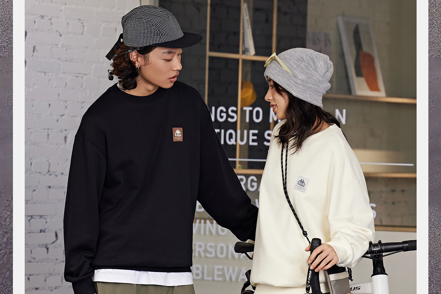 Kappa Knitted Pullover Sweater for Women, 2025 New Round Neck Top, Sports Long-Sleeve Sweatshirt for Men, K0EW2WT93P 17