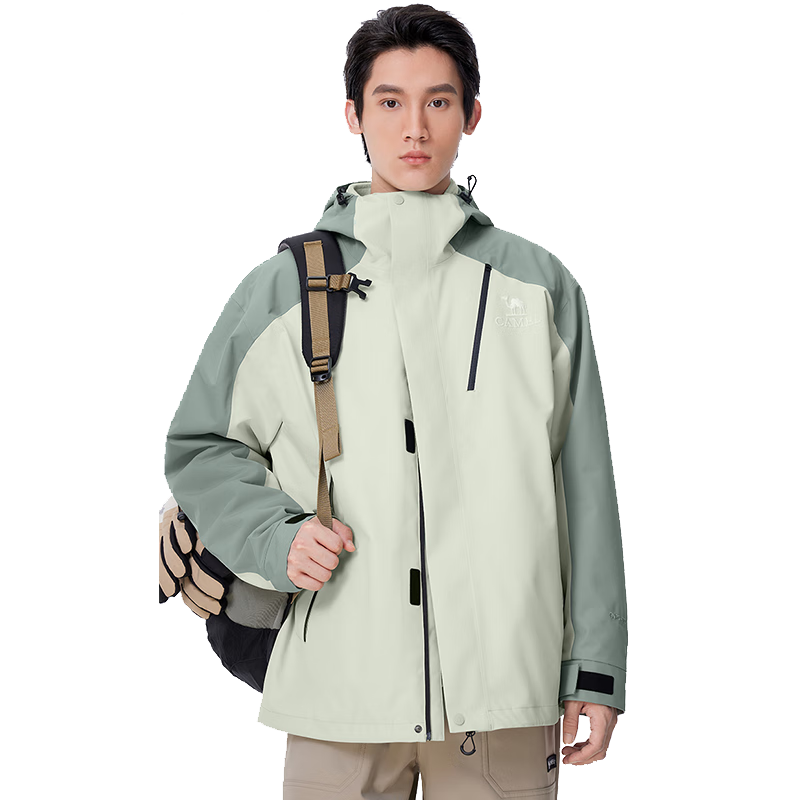 CAMEL [Wang Junkai's Style - Wangzhe Kaijia Evo], Outdoor Jacket, Three-In Rain Protection, Mountaineering Suit, 0780