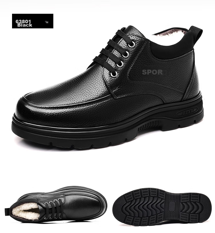 EGCHI Business Casual Shoes for Men, Leather Slip-On Shoes, Top-Grain Cowhide, Middle-Aged Footwear, 36274 All-Season Style, Size 40 53