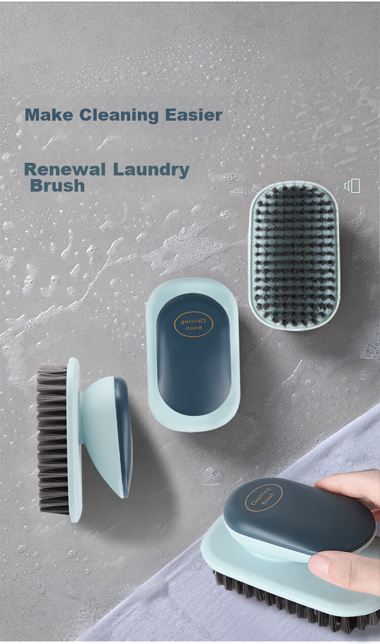 EAST Cloud-Shaped Soft Bristle Cleaning Brush, Long Handle Brush for Bathtub And Toilet, Gentle on Enamel Surface, Soft Bristle Brush Tool 8
