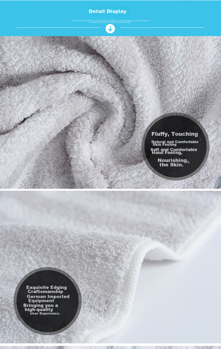 Grace High-End Slow Living Series Xinjiang Cotton Pure Cotton Antibacterial Towel And Bath Towel Gift Box Set of Six Pieces Double Set for Sports 7