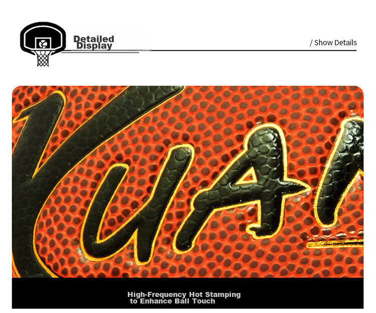 Kuangmi Basketball, FIBA Certified Size 7, Microfiber Material, Wear-Resistant, Non-Slip PU, for Men And Women, Competition Training, Middle School Entrance Exam Ball 10