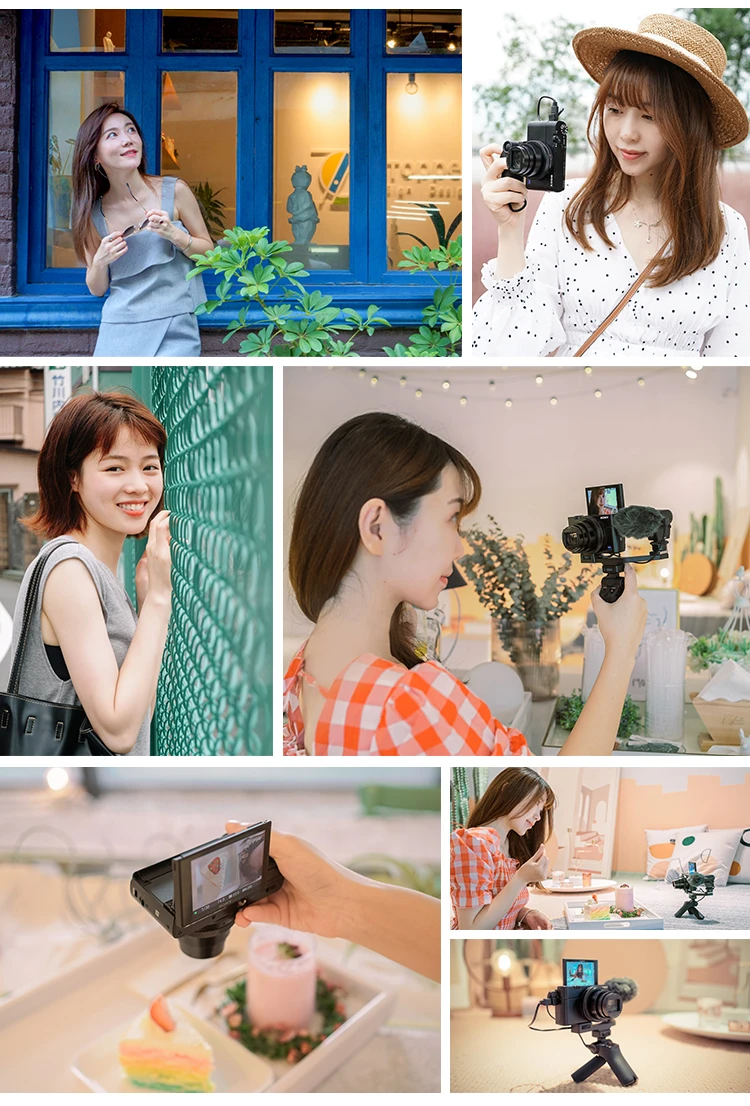 Sony SONYDSC-RX100M7G Black Card Digital Camera Vlog Video Handle Set 24-200mm Lens 4K Video RX100 VII/Black Card 7 Sony SONYDSC-RX100M7G Black Card Digital Camera Vlog Video Handle Set 24-200mm Lens 4K Video RX100 VII/Black Card 7
