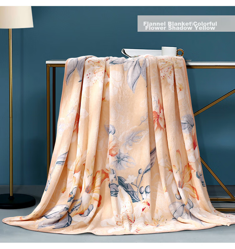FUANNA Soft Flannel Blanket Warm Plush Nap Throw Travel Blanket Double Size 180*200cm 3