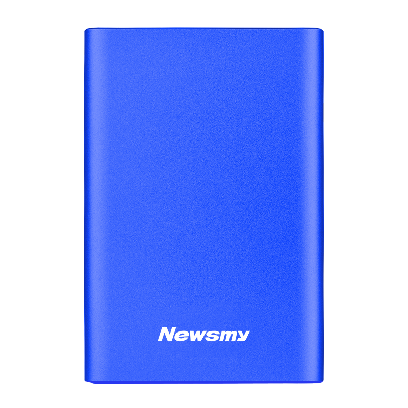Newsmy 500GB Portable Hard Drive Mechanical Type-C Interface Mingyue Fashion Series USB3.1 2.5-Inch Sapphire Blue 118M/S High-Speed Transfer Large USB Drive