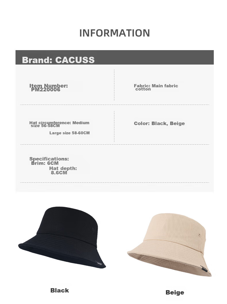 CACUSS Women's Fisherman Hat Spring Summer Outdoor Casual Sun Hat Leopard Dog Embroidery Bucket Hat Face Slimming Beige 7