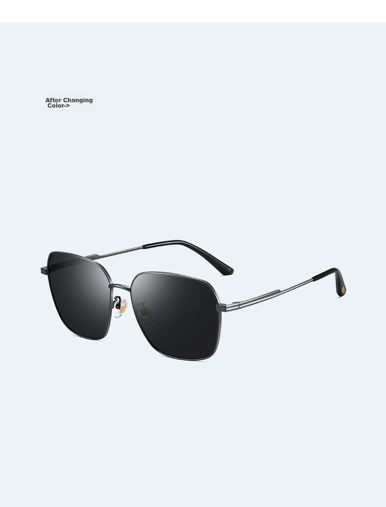 CAPONI Photochromic Polarized Sunglasses for Men, Driving Glasses, Day And Night Use, UV Protection, Sun Protection, Fashionable 15