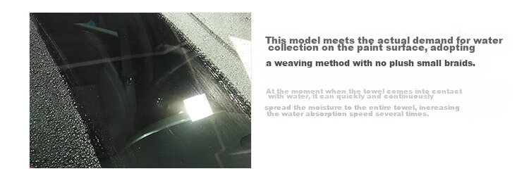 Good Weather Ultra-Fine Double-Sided Braided Car Wash Absorbent Towel, Professional Water Collection, Gray, 40*60cm - 2 Pieces for Car And Home Use 2
