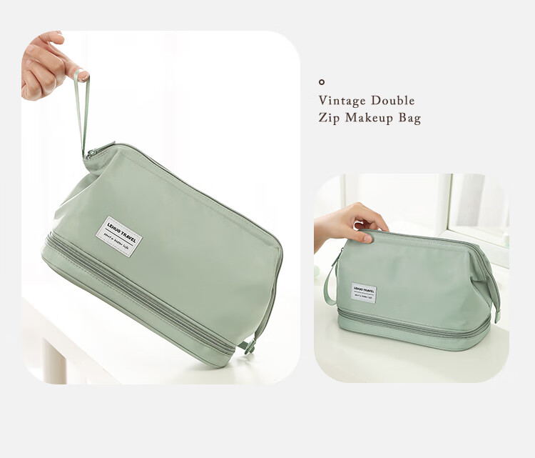 Lehuolvxing Portable Cosmetic Bag for Women, 2026 New Stylish Design, Large Capacity Storage Bag for Toiletries And Skincare Products 15