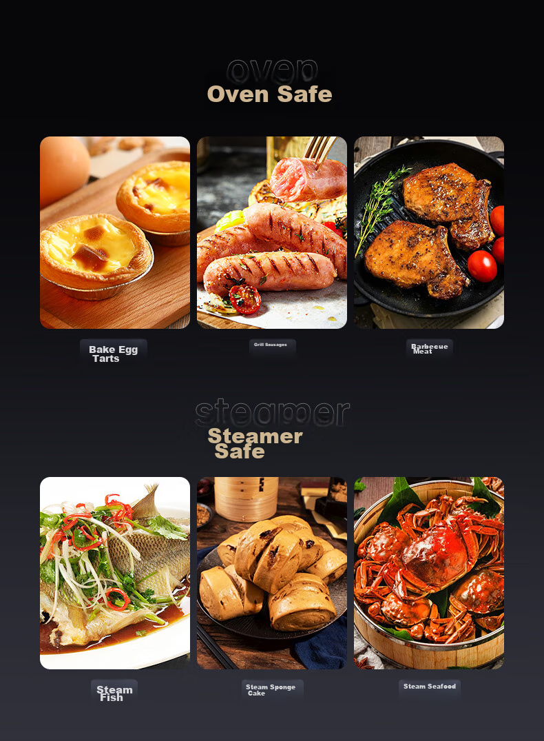 Chufangan 201 Stainless Steel Grilled Fish Pan, Large Capacity Serving Tray for Home Use, Induction Cooker Compatible, Commercial Deep Dish for Seafood, 45CM 5