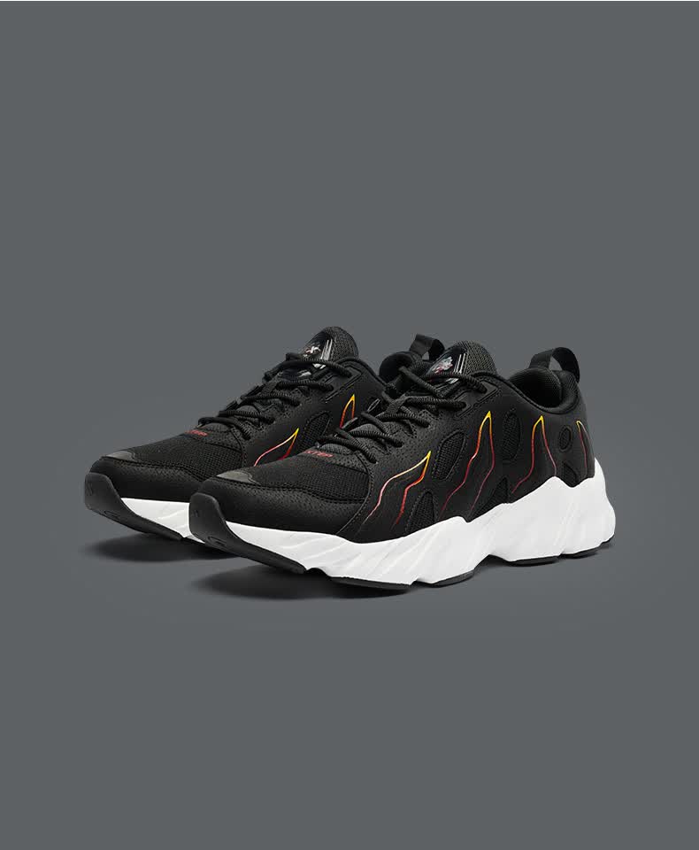 特步男鞋火山运动鞋男新款休闲鞋子老爹鞋男潮鞋百搭耐磨881319329052