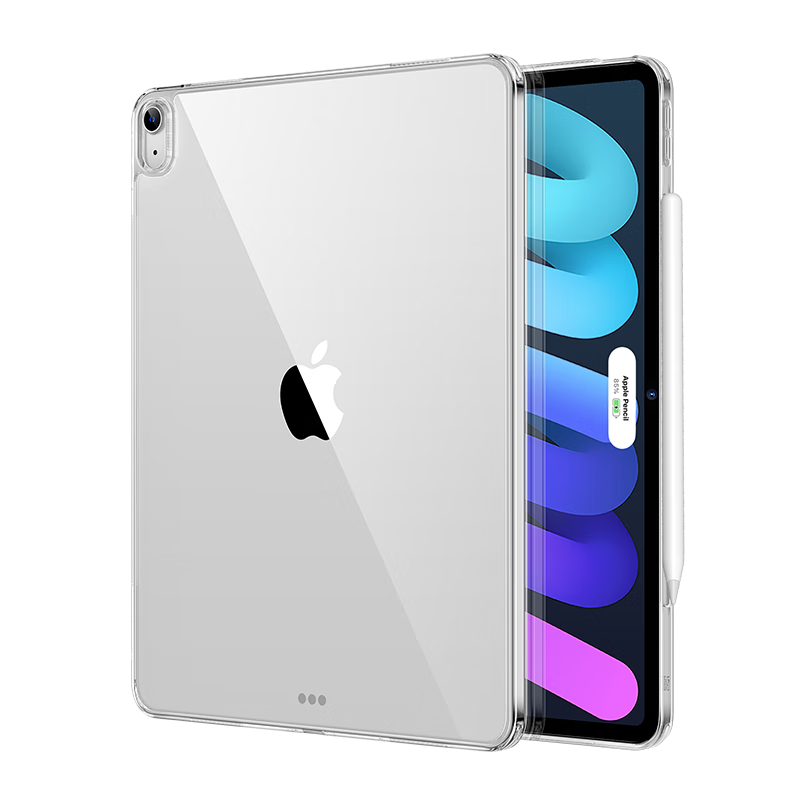ESR [Slim And Non-Yellowing] IPad Mini 7/6 Case, 2024 New Mini Protective Cover, A17Pro Apple Tablet Shockproof Anti-Bend Transparent Single Bottom Hard Case