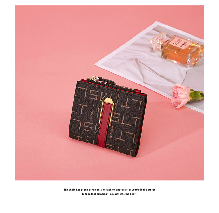 MashaLanti Ladies' Wallet, Luxury Short Purse for Women, Coin Purse And Card Holder Two-In Practical Mother's Day Gift 17