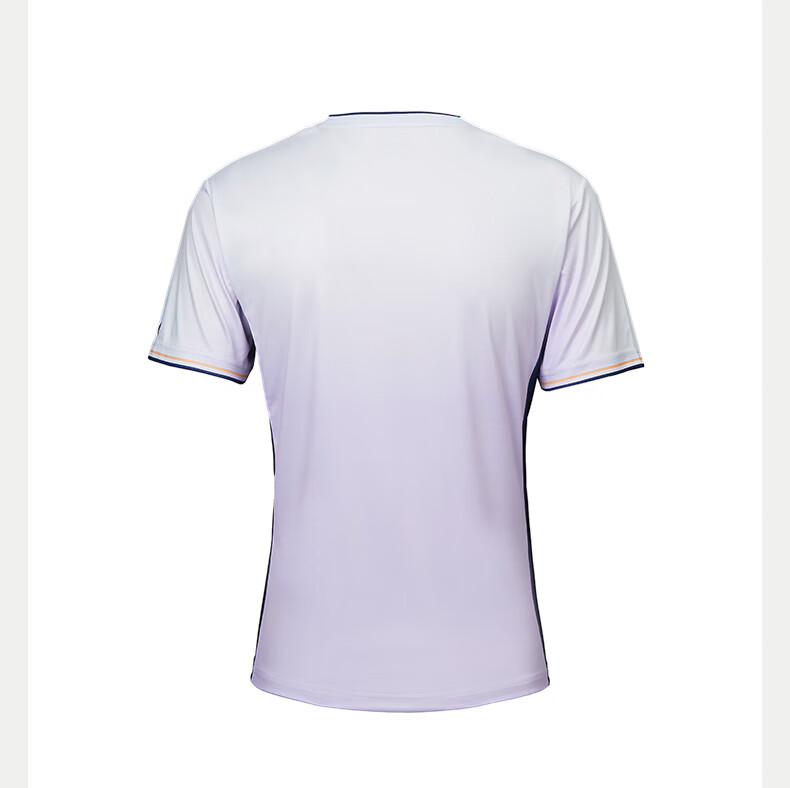 KAWASAKI Badminton Shirt for Men, Professional Sports Short-Sleeve Round Neck Quick-Dry T-Shirt B1977, Light Grape Purple, Size M 11