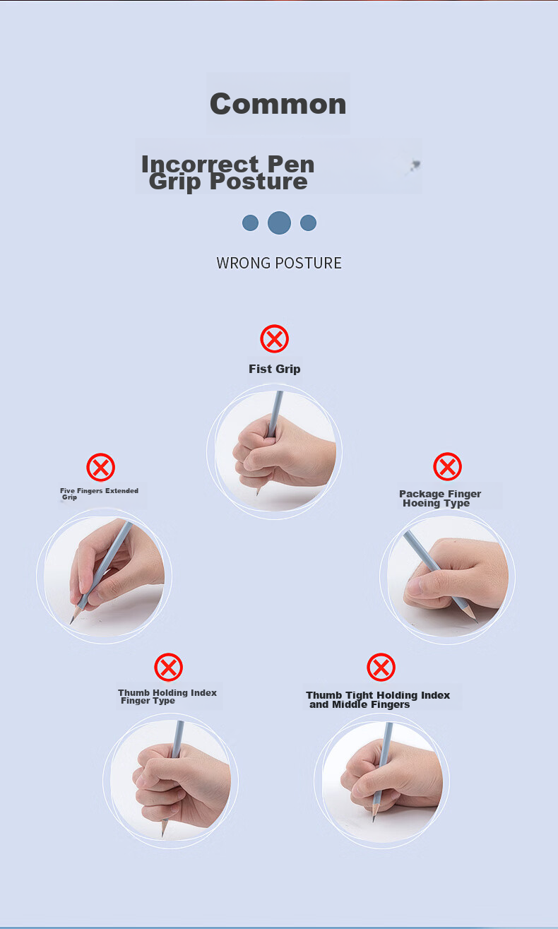 AIHAO [Lowest Price Online] Dolphin-Shaped Pen Grip Aid for Kindergarten And Elementary School Students, Pencil Grip Correction Silicone Pen Holder, Back-To Essential Stationery, Pack of 10 3