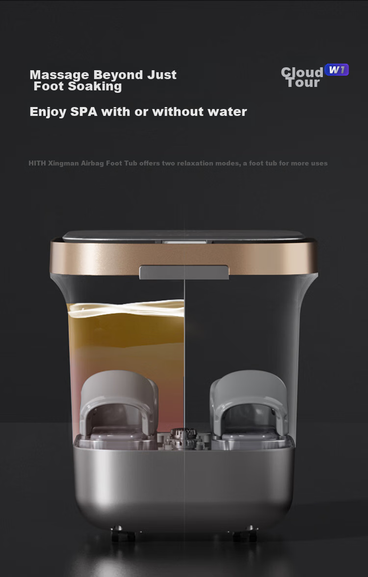 HITH Star Foot Soaking Tub with Automatic Temperature Control Heating Massage Foot Bath Basin Intelligent Sterilization Foot Washing Bucket for Over-Knee And Small Square Stool, Gift for Elders Parents [Mid-Autumn Festival Gift] 9