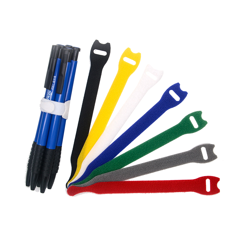 Youjialiangpin Self-Adhesive Magic Tape Straps, 30 Pieces, Cable Management, Wire Organizer, Cable Tying Tool, 6 Colors