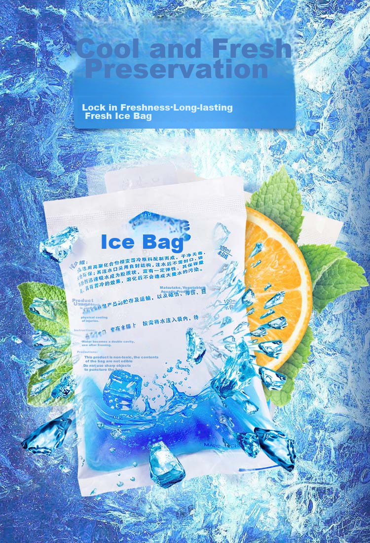 Bailingbaili 400ML Ice Water Bags for Outdoor Food And Seafood Refrigeration, Pack of 30 2