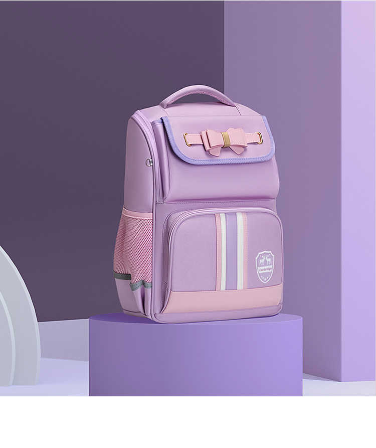 V.NINE Backpack for Primary School Boys, Lightweight And Reduced Burden Children's Schoolbag with Large Capacity Cloud-Style Double Shoulder Bag, British Style Backpack 15