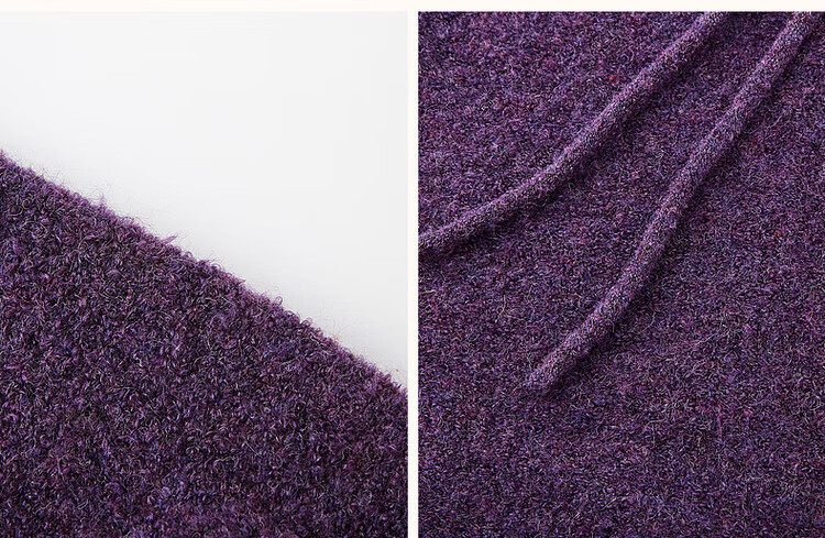 DME "Paper Doll Circle Yarn Sweater" 2025 Winter Hooded Long Sleeve Simple and Comfortable Knit Sweater Women's Top 9