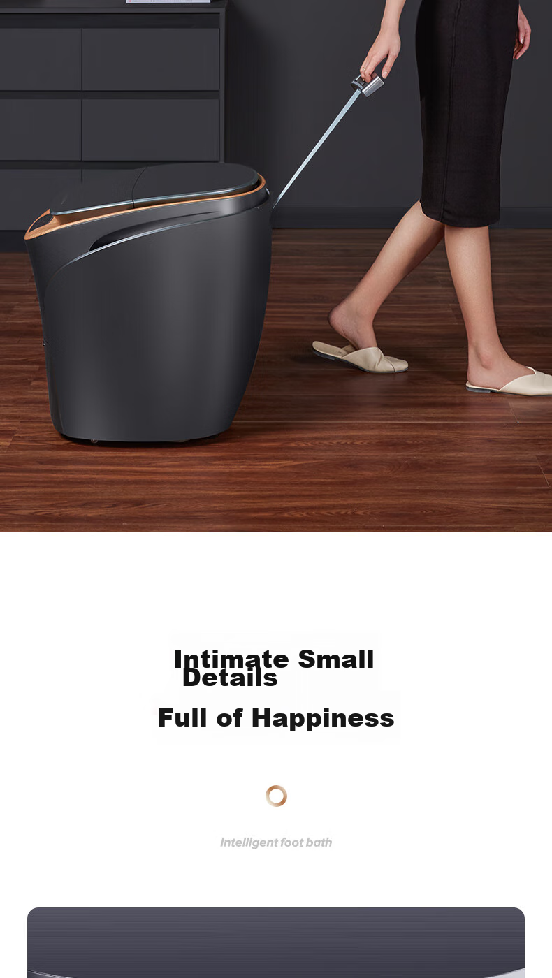 HITH Xingman Foot Soaking Bucket with Massage, Calf Heating, Hot Air Drying, Fully Automatic Temperature Control, Detachable High-Depth Foot Bath Basin [Mid-Autumn Festival Gift] S2 25