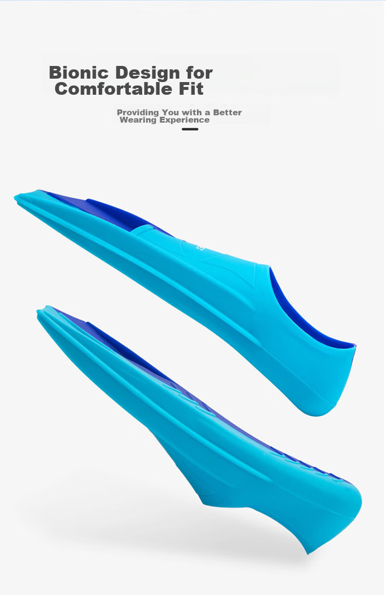 Jiehu Swimming Fins for Adults And Children, Professional Swimming Diving Speed Boosting Comfortable Durable Soft Rubber Flippers Training Equipment 8