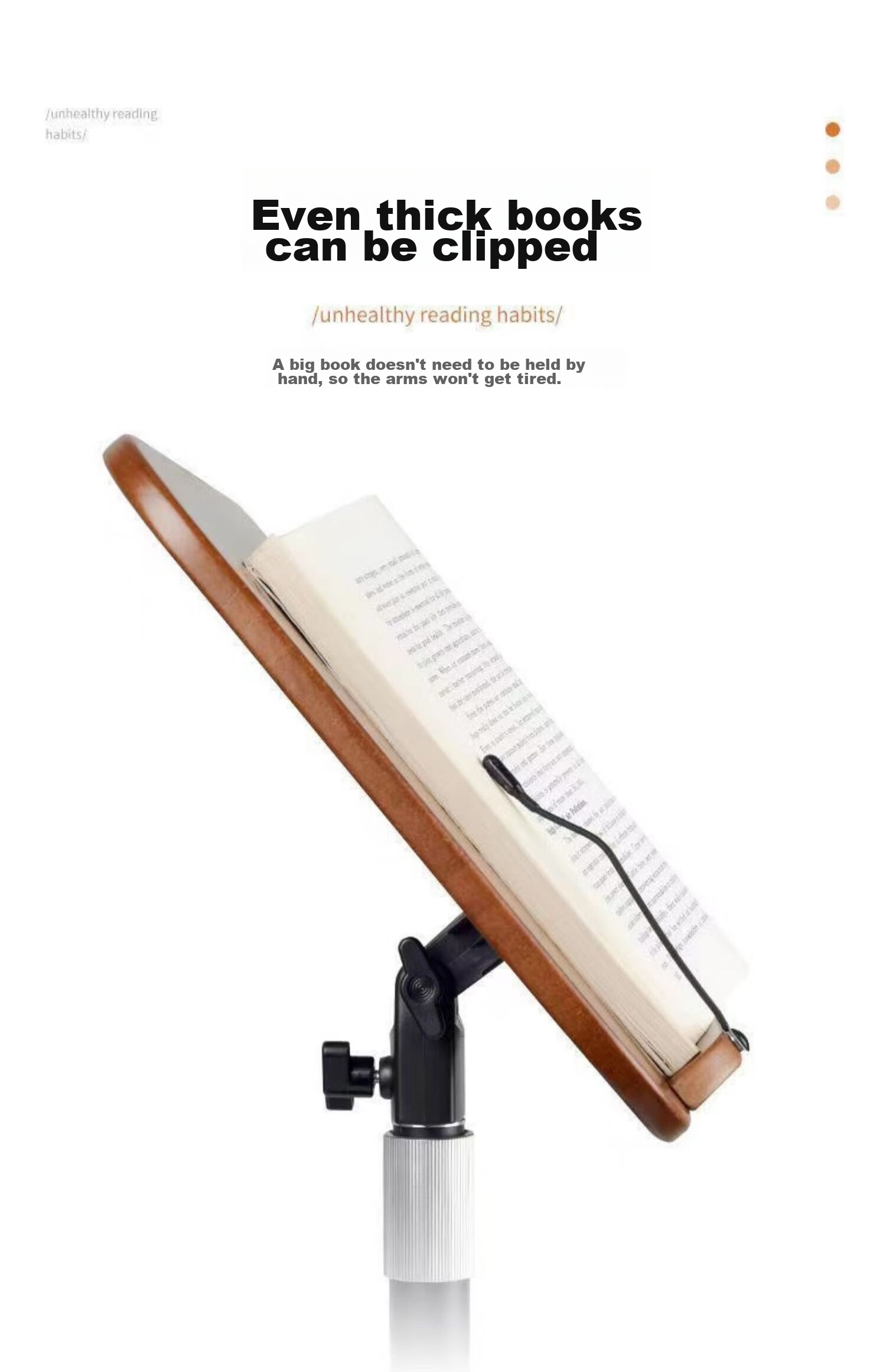 Maneryuepu High-End Solid Wood Music Stand, Adjustable Height Sheet Music Rack for Instruments 18