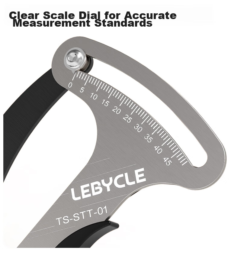 LEBYCLE Bicycle Rim Truing Tool, Spoke Tension Gauge, Wheel Assembly Steel Wire Adjustment, Rim Tightening And Loosening Measurement, Rim Fit Calibratio 5