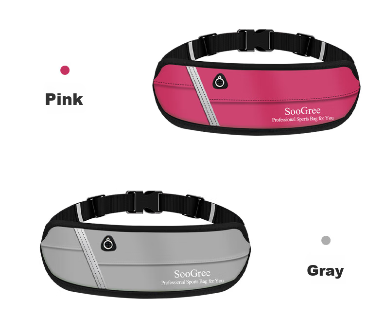 SooGree Sports Running Waist Pack, Unisex Large Capacity Cycling Marathon Outdoor Waterproof Multifunctional Phone Storage Bag 11
