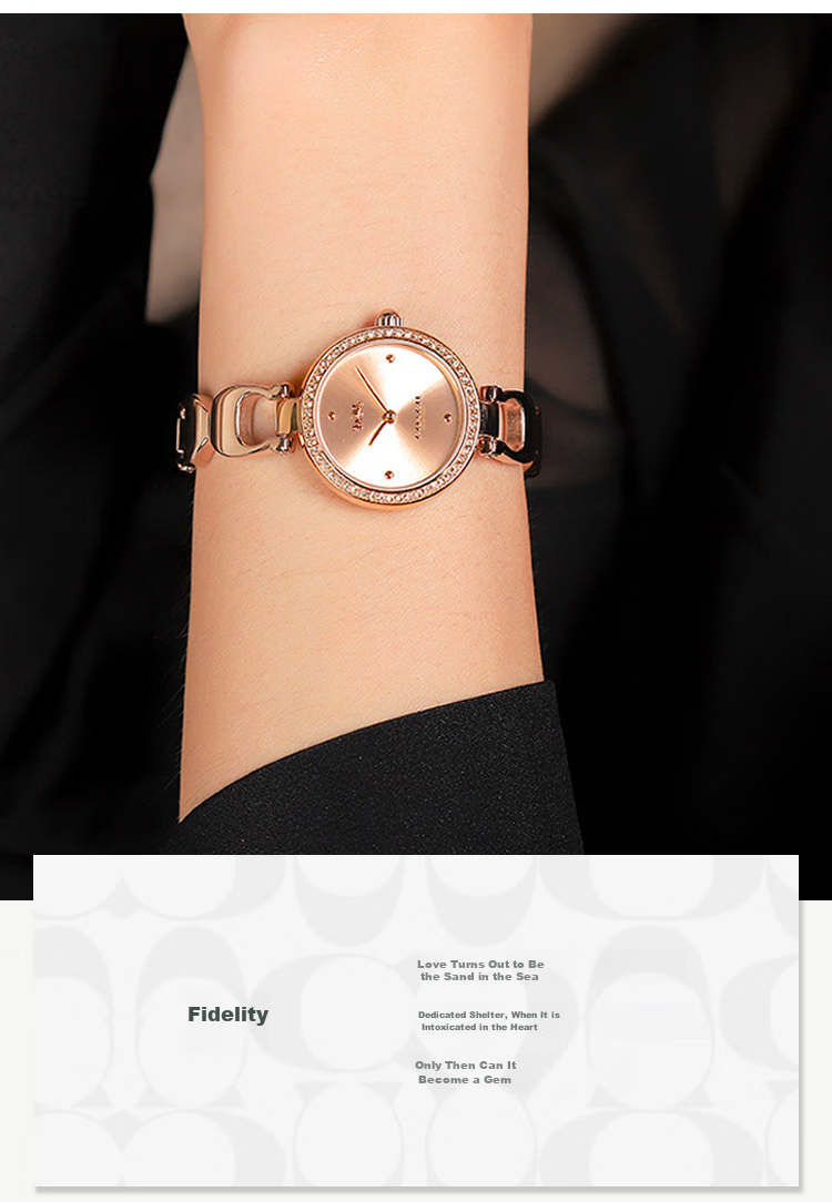 COACH PARK Series Bracelet-Style Steel Band Quartz Women's Watch 14503172, Recommended by Kong Xue'er, Gift/giving 10