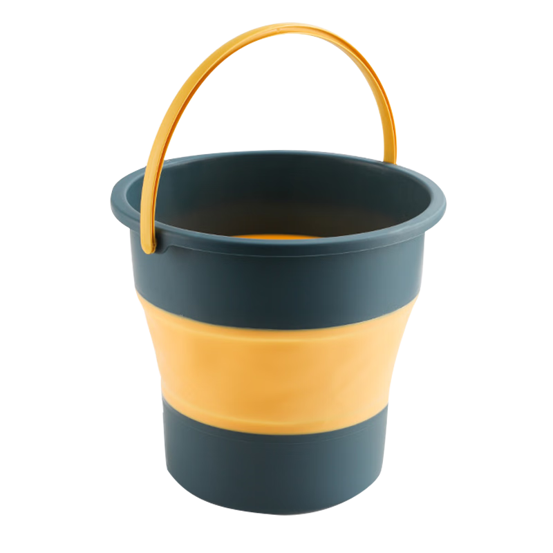 JOYTOUR Collapsible Water Bucket, Car Portable Water Storage Bucket, Fishing Bucket, Travel Car Wash Bucket, Household Portable, Blue M