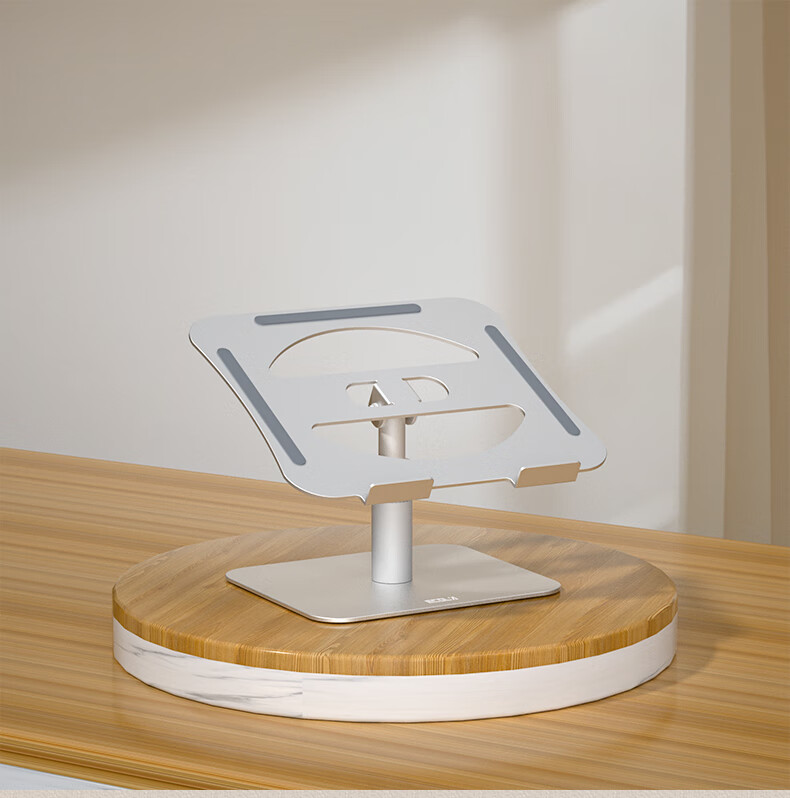 ECOLA 360° Rotating Laptop Stand, Computer Stand for Sitting And Standing, Desktop Adjustable Height Riser, Compatible with Lenovo Legion, Apple Mac, Huawei Laptops, NA920Y 9