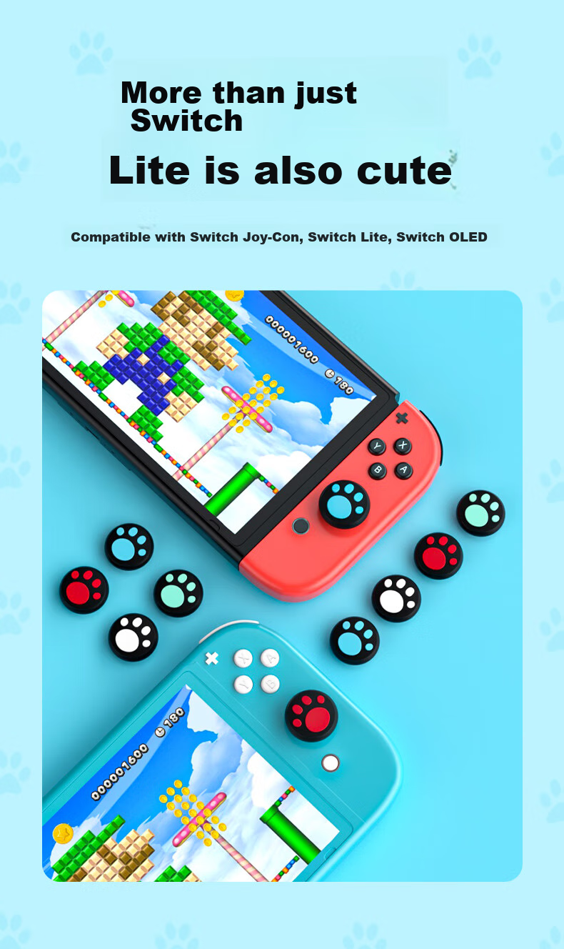 LinkStone Switch Joy-Con Controller Cover, Silicone Protective Case for Nintendo Switch Lite/Joy-Con Gamepad Accessories And Peripherals 5