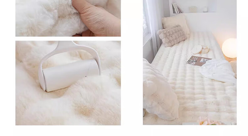 AVIVI Plush Non-Slip Sofa Cushion Cover Slipcover Four Seasons Universal Armrest Backrest Towel 90*90 Bubble Pattern 17