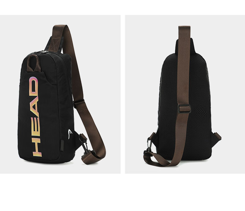 HEAD Men's Chest Bag Waterproof Crossbody Multifunctional Sports Waist Bag Trendy National Geographic Birthday Gift 23