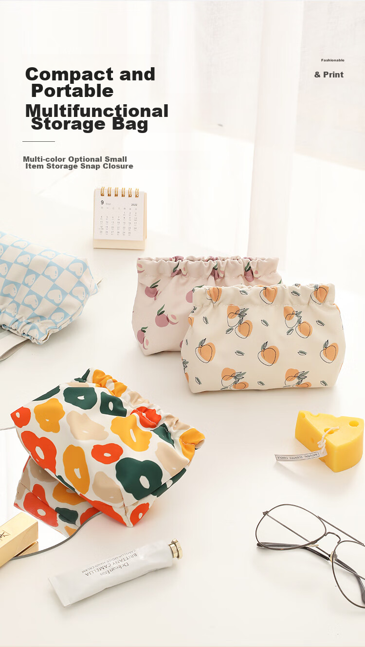 Lehuolvxing Coin Purse for Women, Small Storage Bag, Handbag, Small Makeup Bag, Portable Phone Case for Diaper Bag, Red Packet Bag, Fabric Bag 2