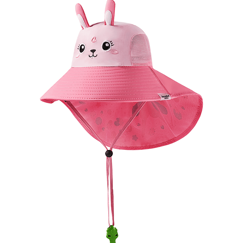 Kocotree Children's Sun Protection Hat with Wide Brim, UV-Resistant Summer Baby Sun Hat, Fisherman Style Sun Hat for Boys And Girls