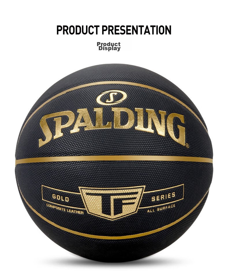 SPALDING Basketball, Marble Print, Wear-Resistant PU, for Adults And Students, Competition Training, Indoor And Outdoor Use, Size 7 Ball, 77-226Y 5