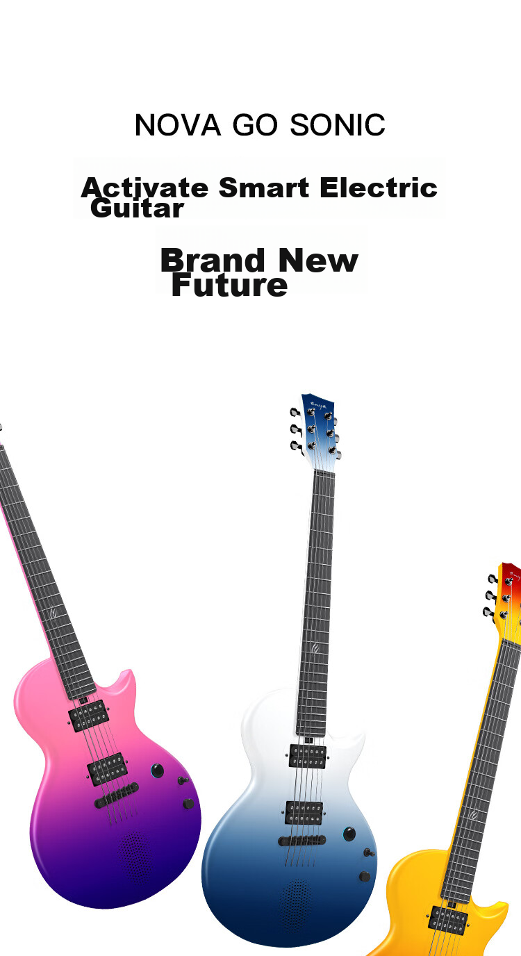 Enya Carbon Fiber Smart Guitar Nova Go Sonic, Collaboration Edition with Chuyi Future 2